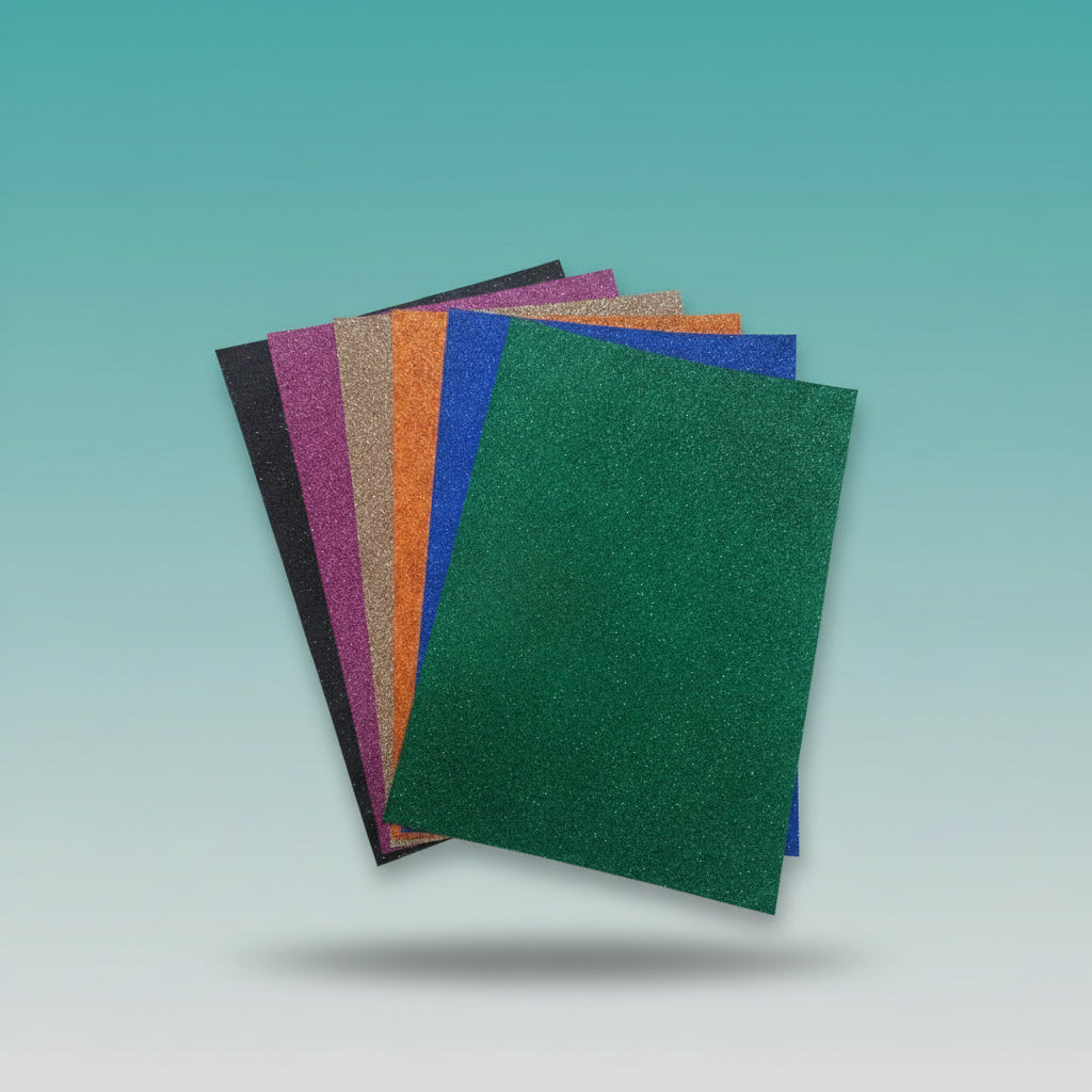Glitter Paper- Multicolour by Gift Hub Mart