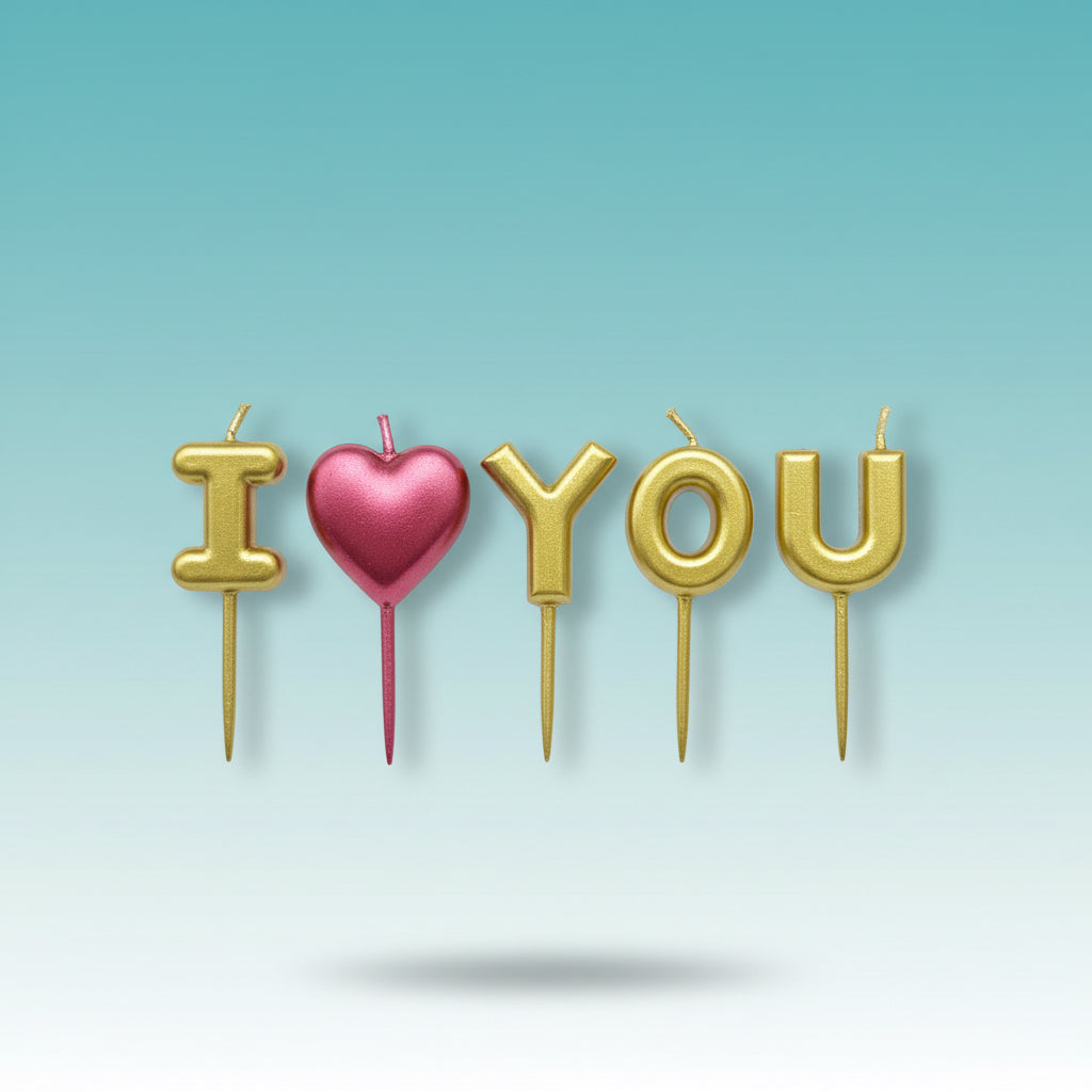 I Love You Candle by Gifthubmart