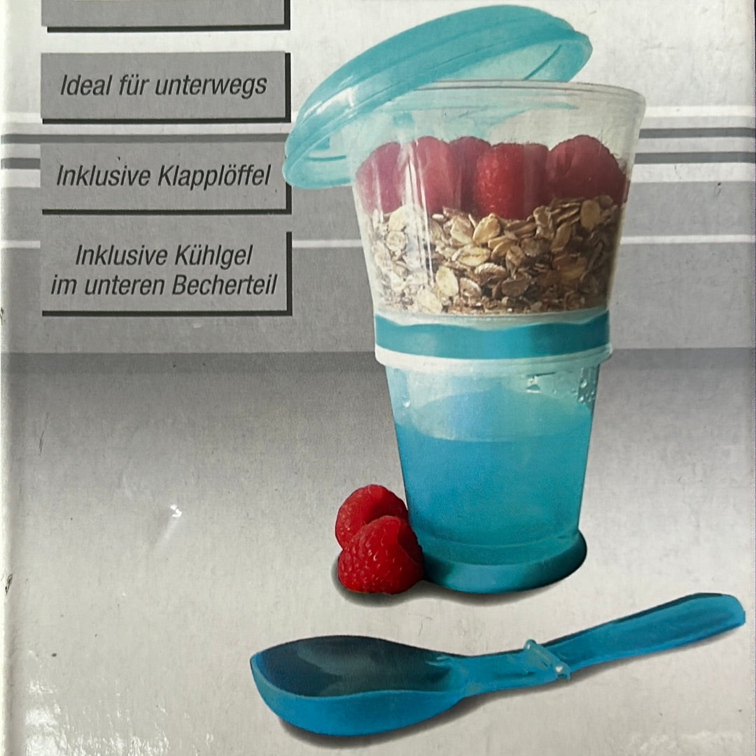 Home & Diner To Go Muesli Cup (With Folding Spoon)