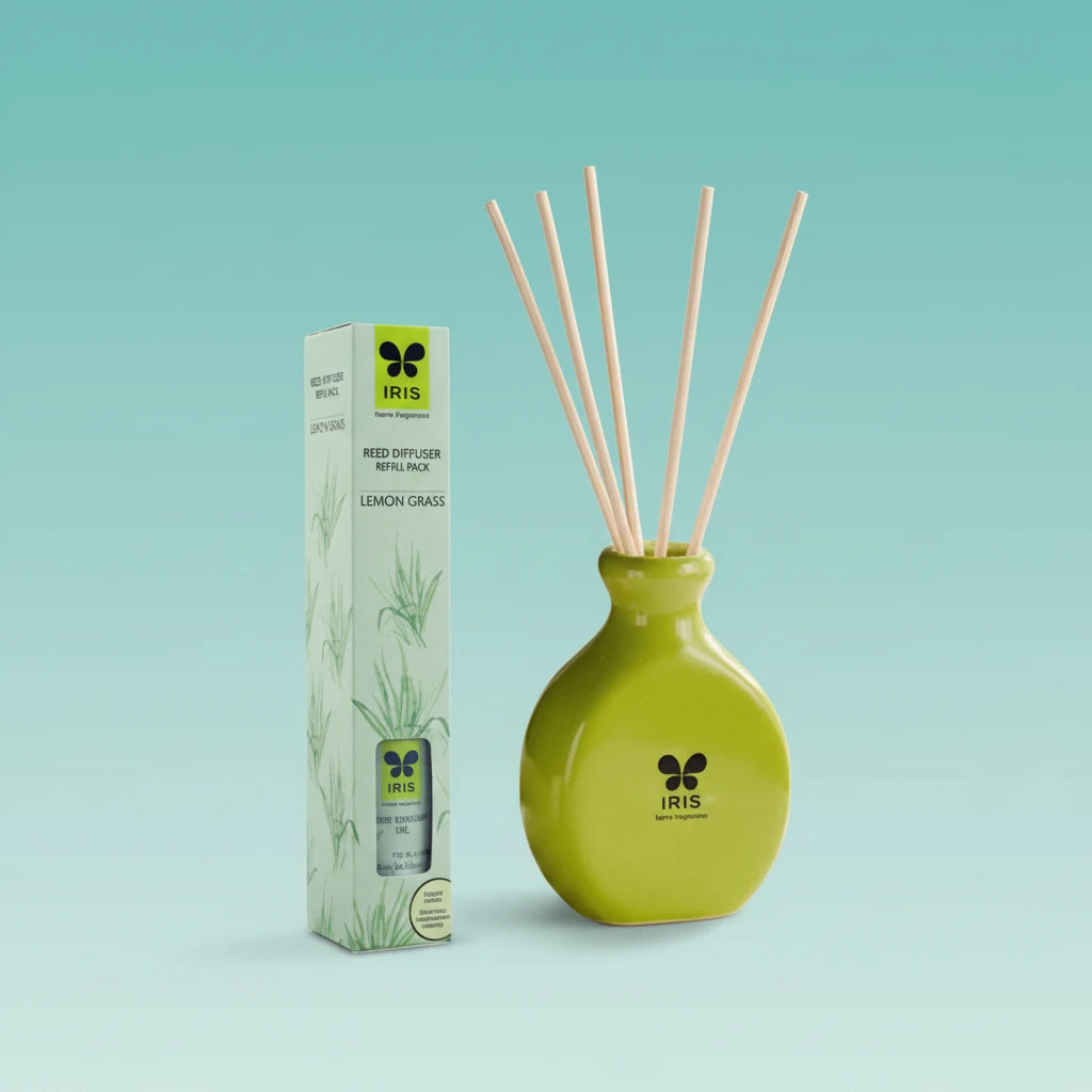 Iris Reed Difuser Refill Pack Lemon Grass by Gift Hub Mart