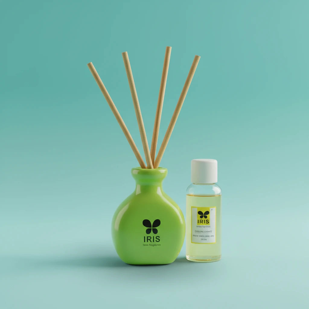 Iris Reed Difuser Set Lemon Grass by Gift Hub Mart