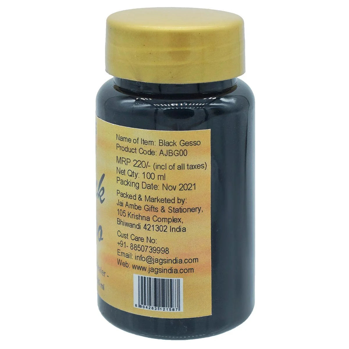 Gesso Black 100ml AJBG00