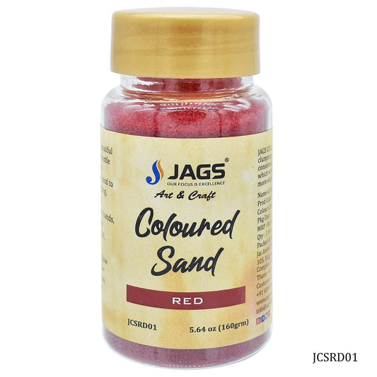 Coloured Sand 160Gms Red No 1 JCSRD01