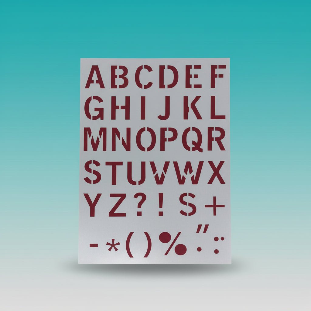 Jags Plastic Stencil Capital Alphabets by Gifthubmart