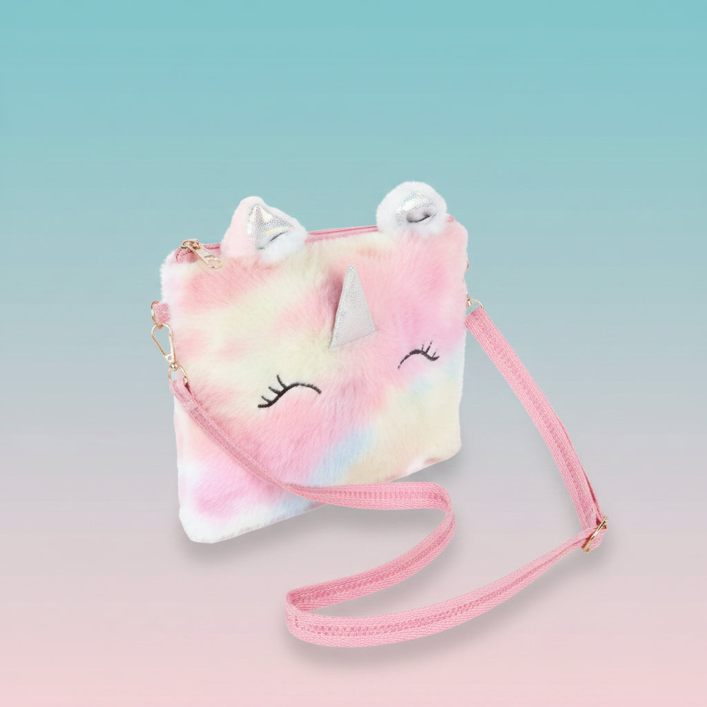 Kids Fur Sling Bag by Gift Hub Mart