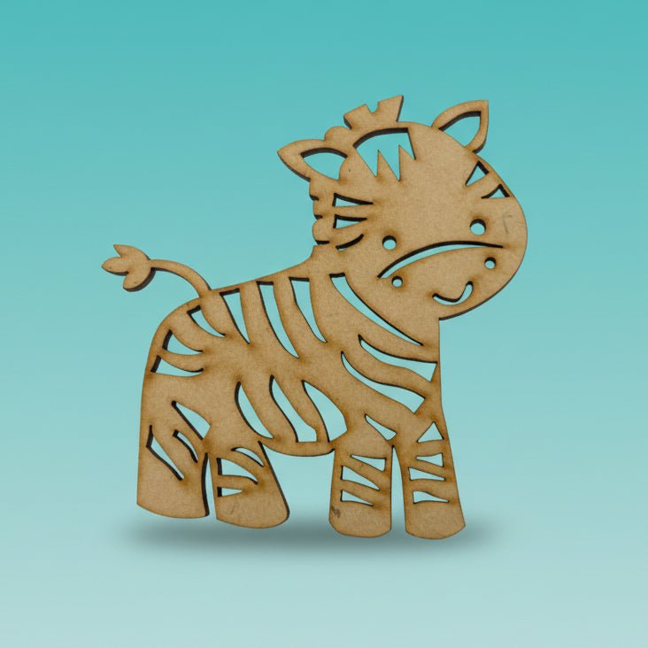 Laser Cut MDF Painting - Zebra by Gift Hub Mart