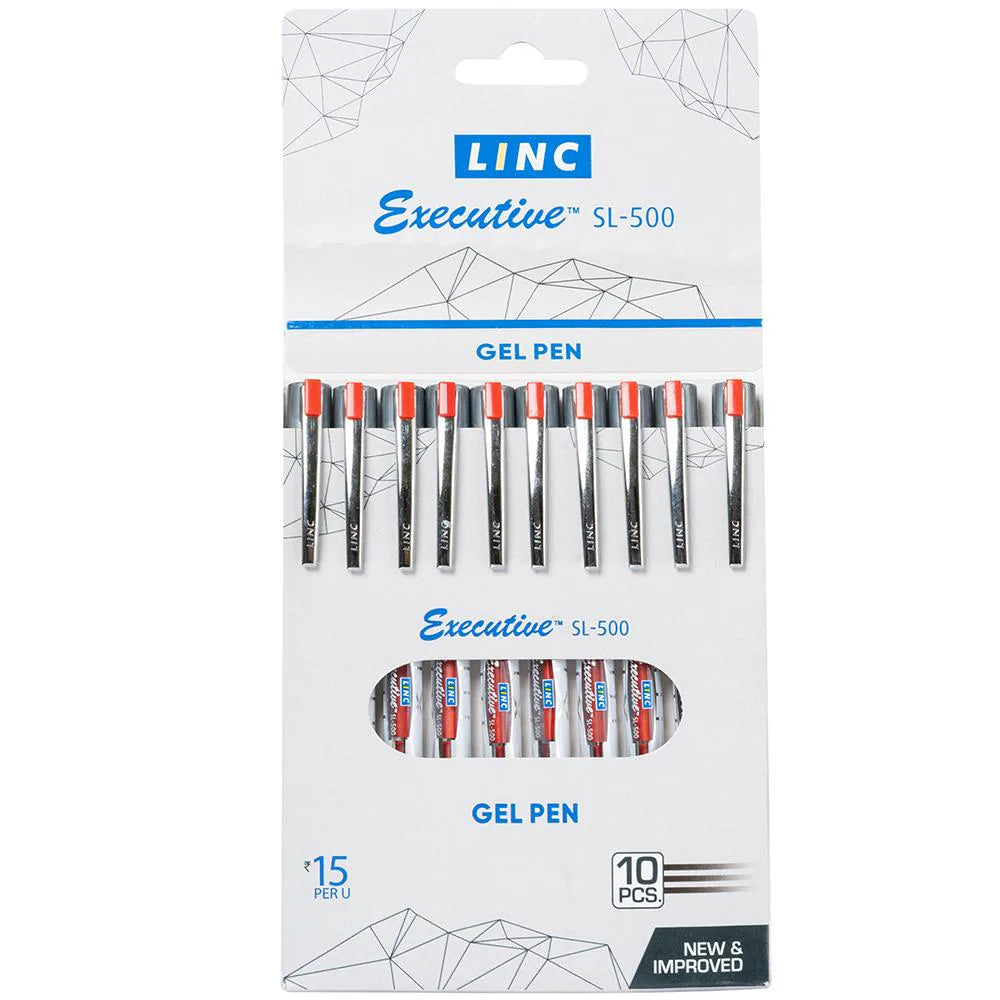 Linc Executive SL500 Gel Pen (Red)