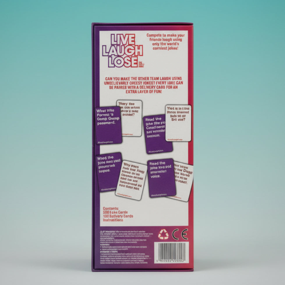 Live Laugh Lose 17+ by Gift Hub Mart