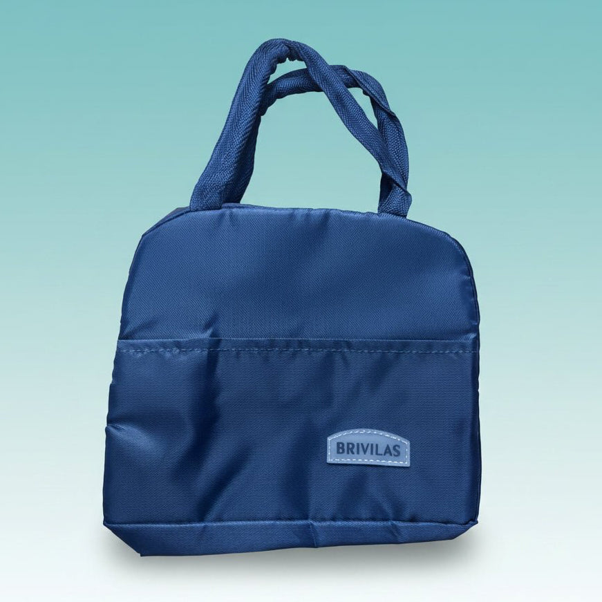 Lunch Bag GBT51082 by Gift Hub Mart in blue, compact insulated tote, Uncategorized