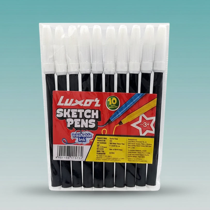 Luxor Sketch Pen Black by Gifthubmart