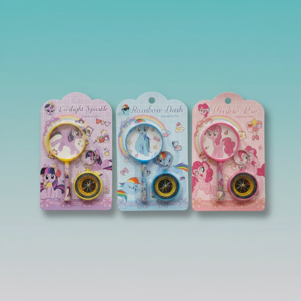 Magnifying Glass Compass Set by Gift Hub Mart