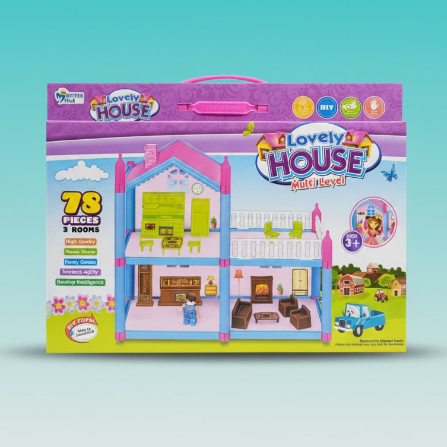 Mamma Mia DIY House 78 Pcs 3+ by Gifthubmart