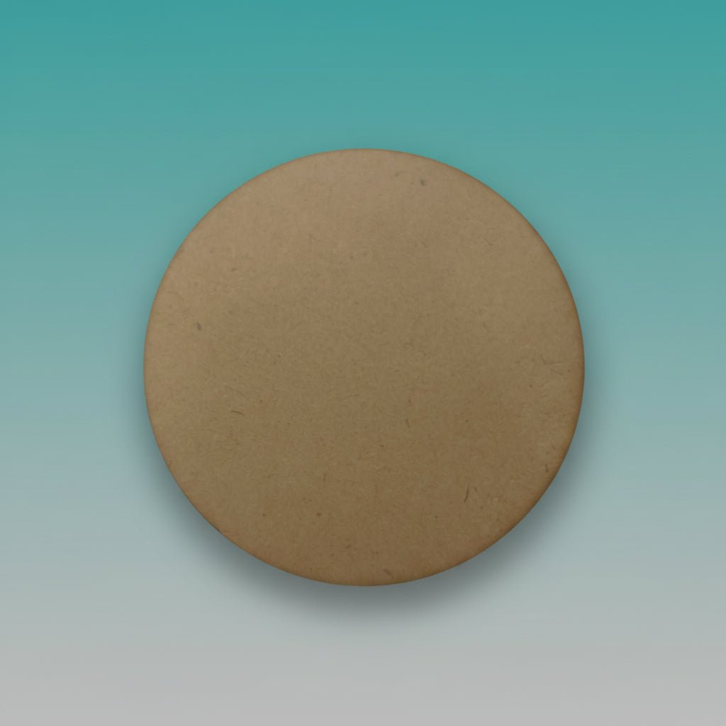 MDF Coaster Round- 4 Inch, 2MM 4Pcs Set by Gifthubmart