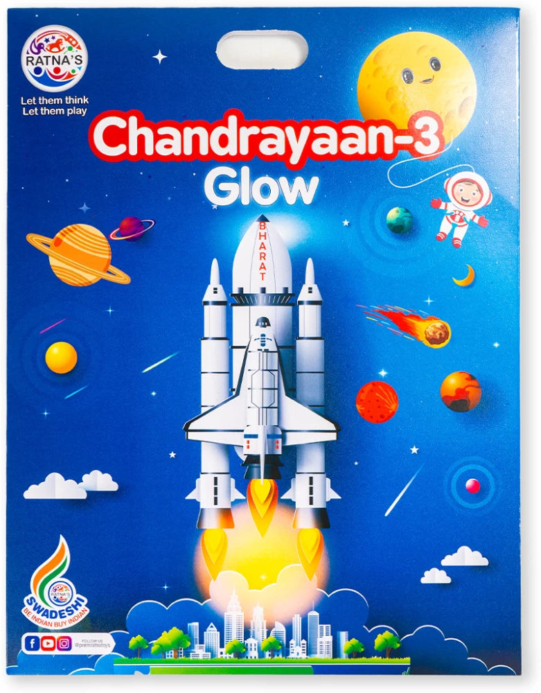 Ratna CHANDRAYAAN 3 GLOW Sticker