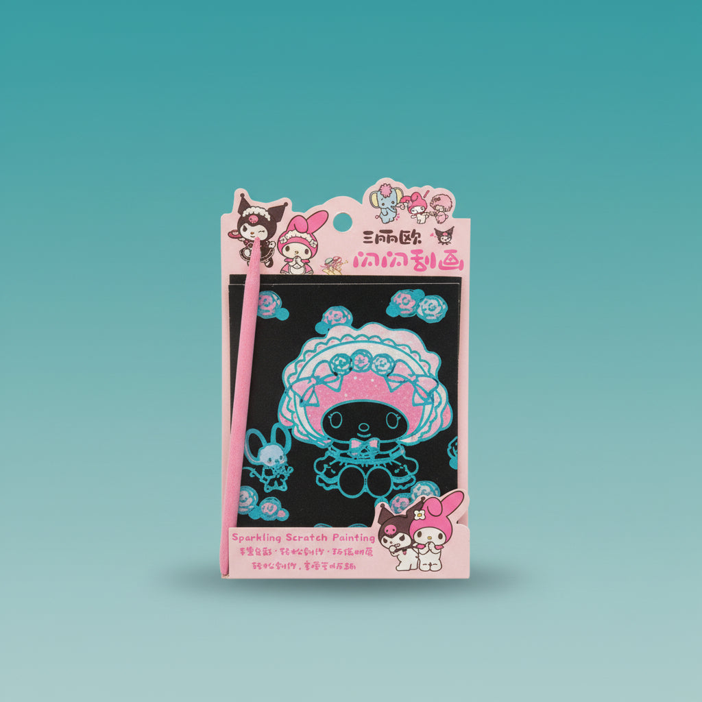 Mini Sanrio Scratch Cards Set of 4 by Gifthubmart