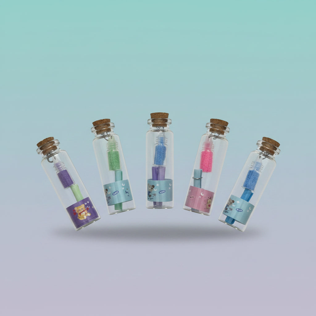 Mini Wish Bottle With Cork Lid - 7.5 cms by Gift Hub Mart