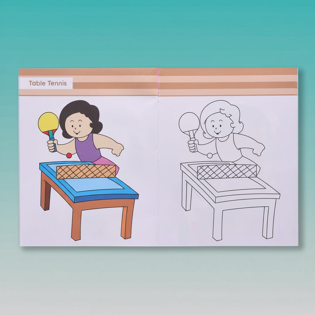 Navneet A Book of Copy Colouring- Actions by Gifthubmart