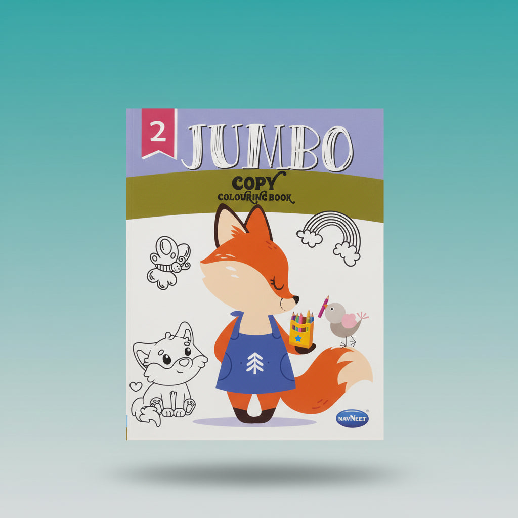 Navneet Jumbo Copy Colouring Book 2 by Gift Hub Mart