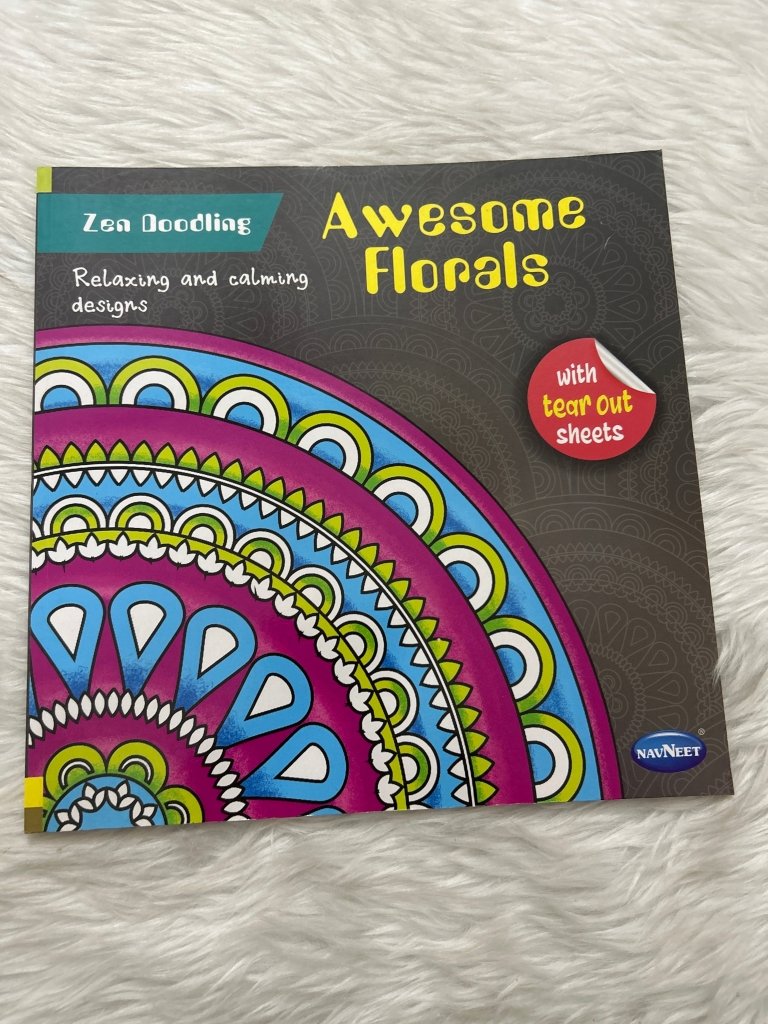 Navneet Zen Doodling- Awesome Florals by Gift Hub Mart