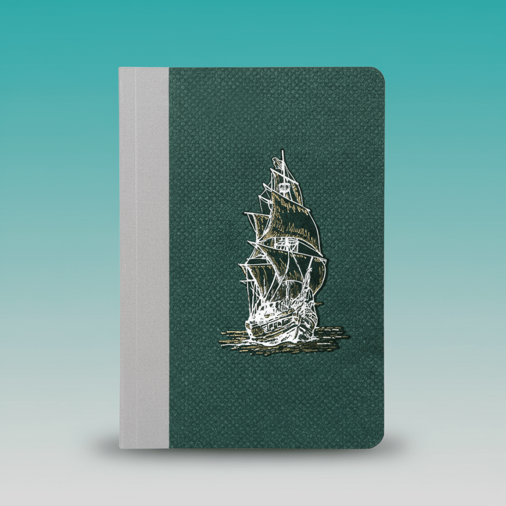 Nightingale Flexible Notebook A5 Dark Green by Gifthubmart
