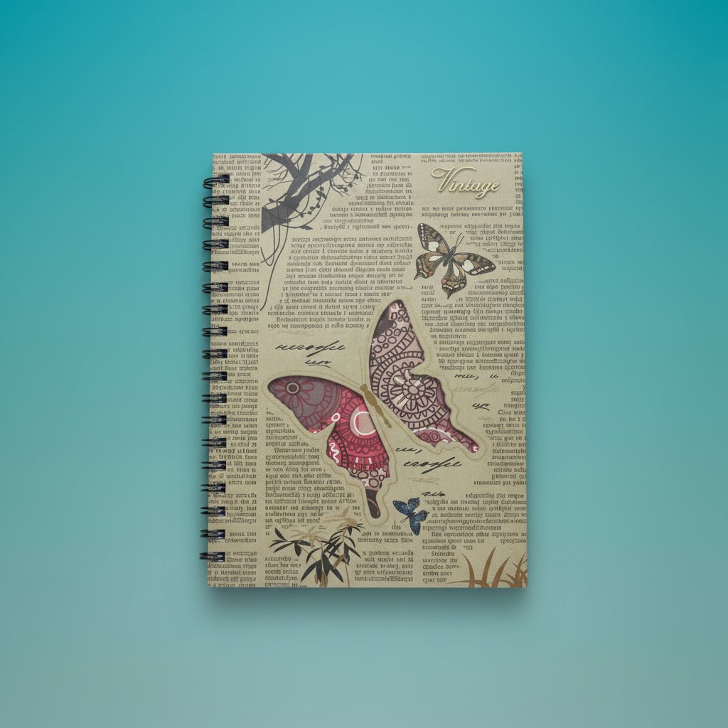 Nightingale Rustic Vintage Notebook by Gifthubmart