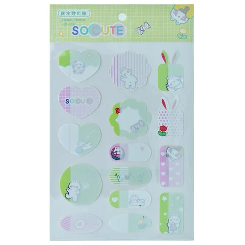 Sticker Message Name Mix Design Jags