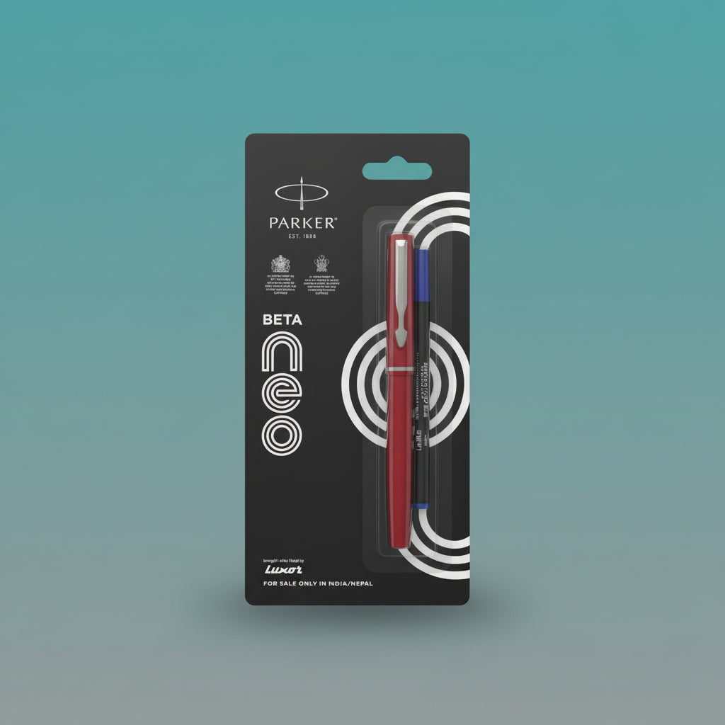 Parker Beta Neo Coated Clip Roller Ball Pen by Gift Hub Mart