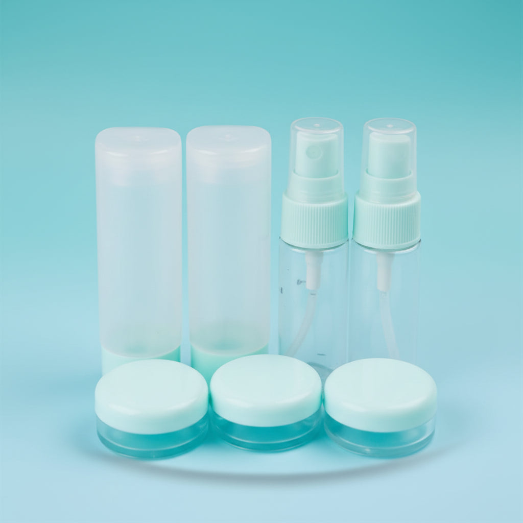 Portable Travel vacuum Bottle Set (Small) Blue by Gifthubmart