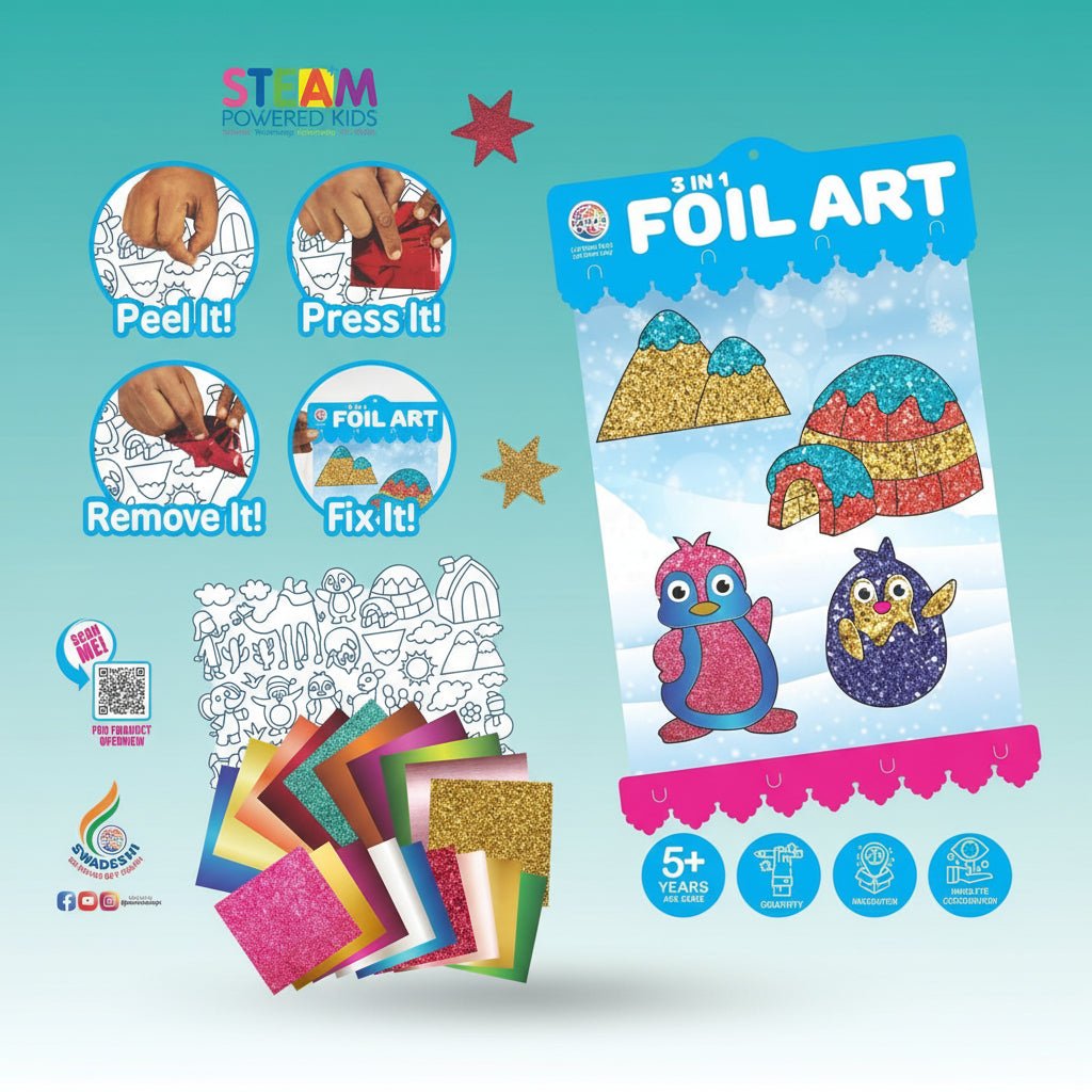 Ratna 3In1 Foil Art by Gifthubmart