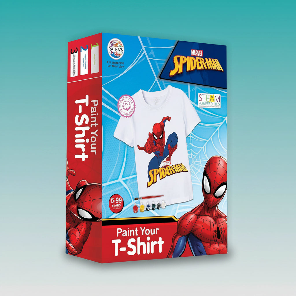 Ratna Paint Your T Shirt Marvel Spider Man by Gifthubmart