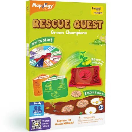 Rescue Quest Green Champions 5+ Imagi Make by Gift Hub Mart