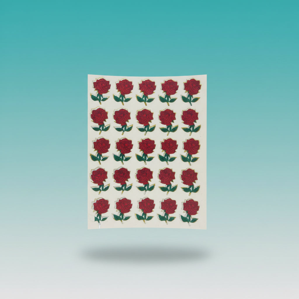 Rose Sticker by Gift Hub Mart