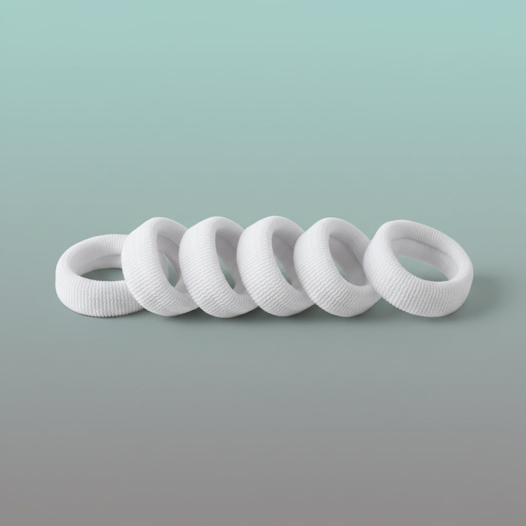 Rubber Band White Thick by Gifthubmart