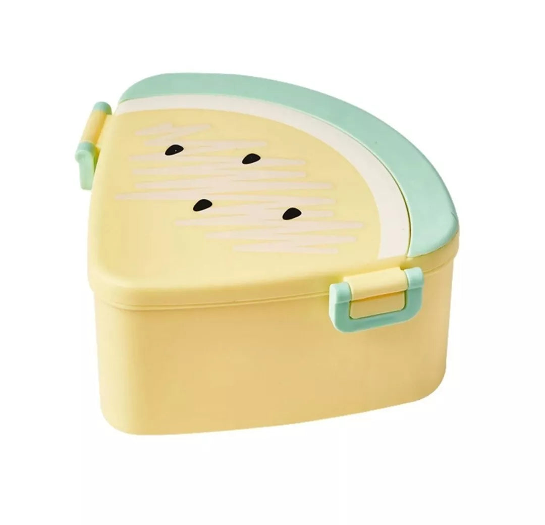 Fancy Watermelon Shaped Lunch Box with Cutlery 1000ML 3Compartment Box