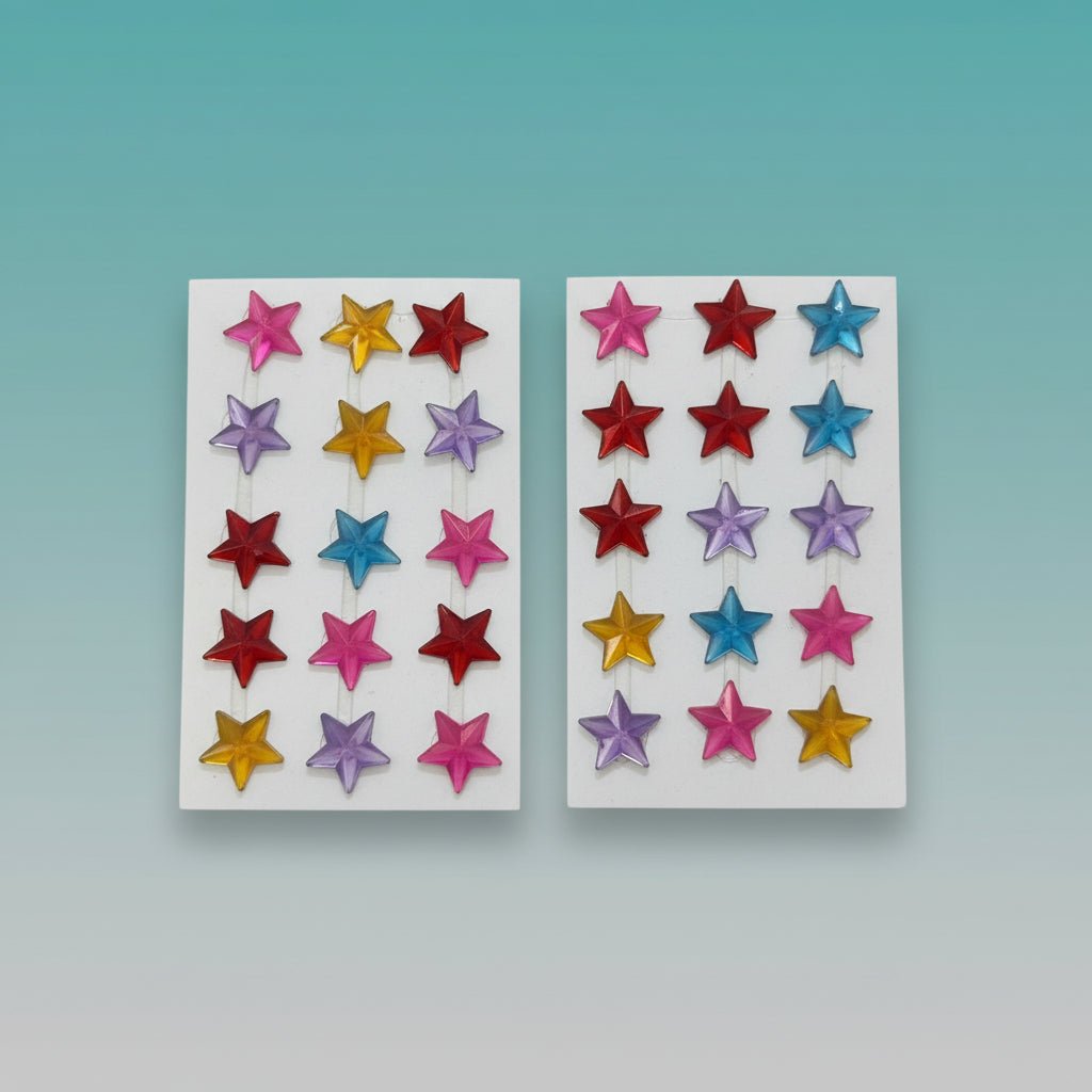 Self Adhesive Stars- Multicolour by Gifthubmart