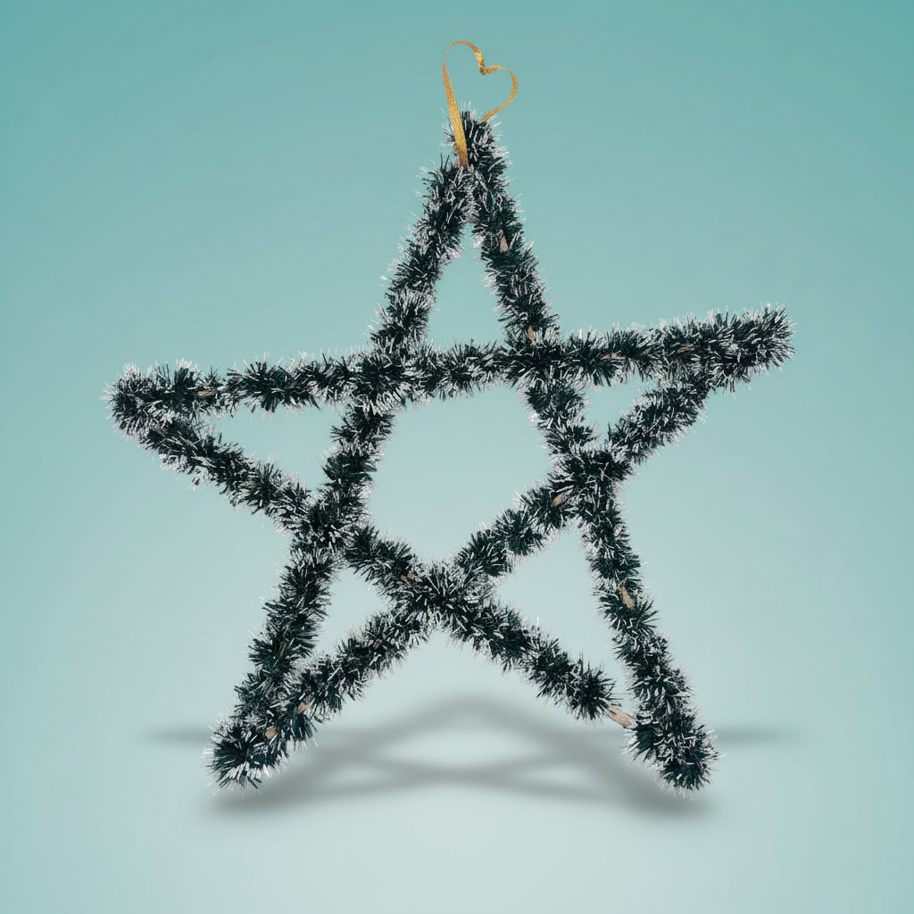 Snow Star Wreath Medium by Gifthubmart