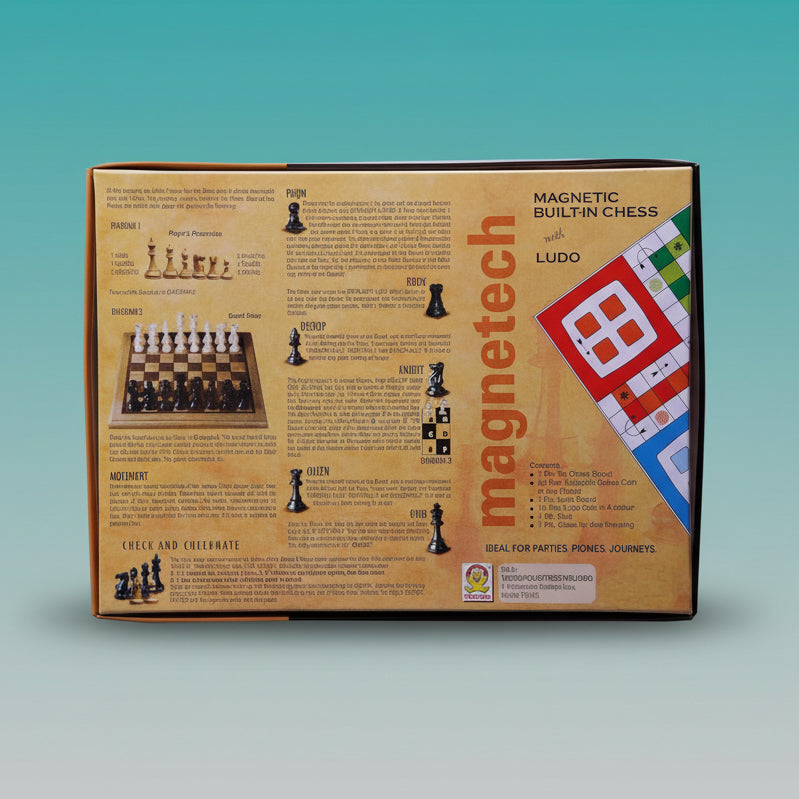 Techno Magnetic Builtin Chess by Gifthubmart