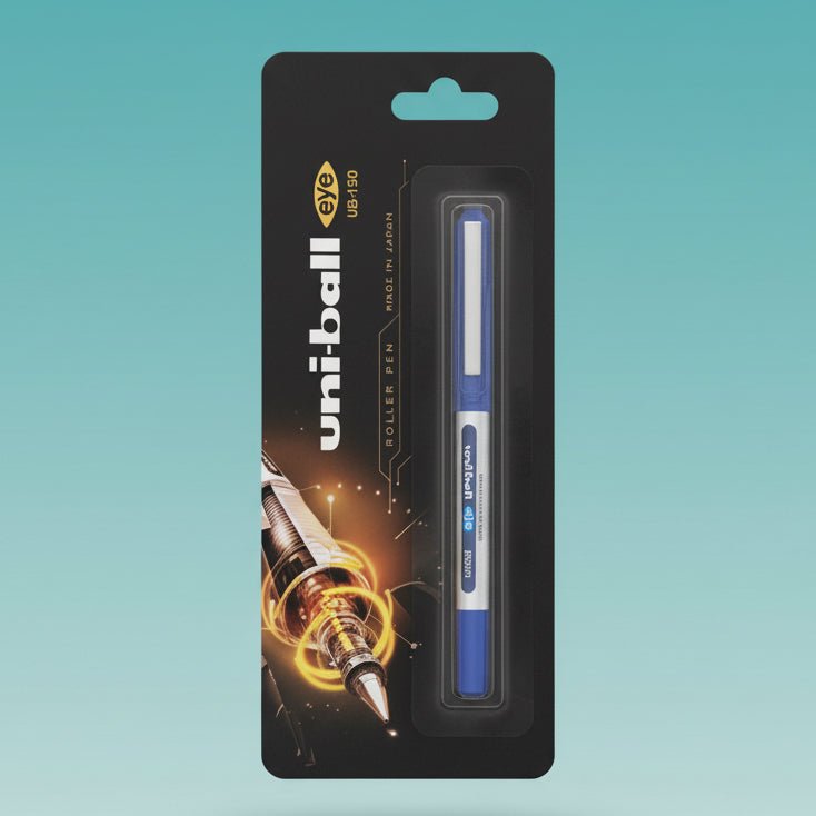 Gift Hub Mart Uniball Eye UB-150 roller pen, blue barrel