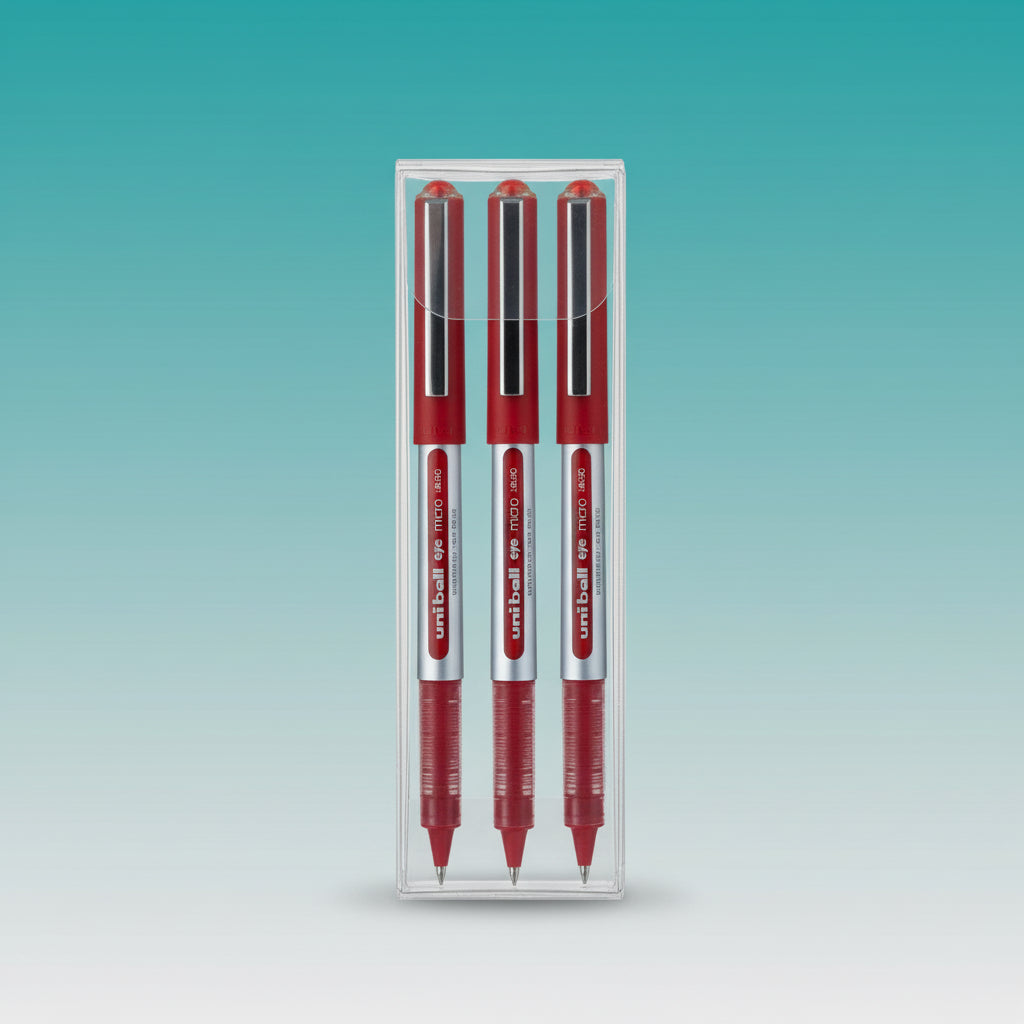 Uniball Eye Fine Roller Ball Pen Red by Gift Hub Mart