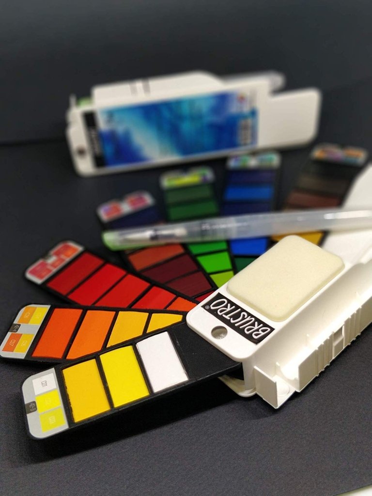 Watercolour Pocket Set 42 Set Brustro by Gifthubmart