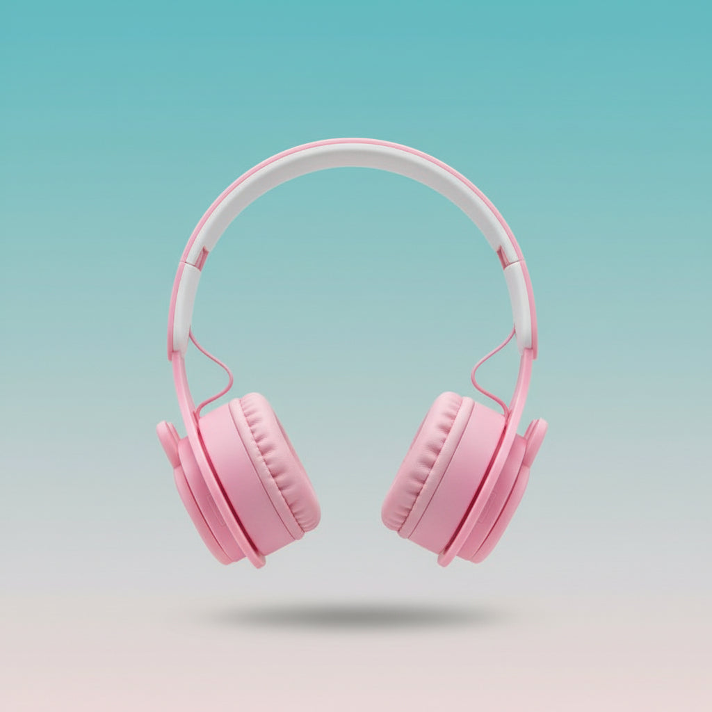 Wireless Headset Pink by Gifthubmart