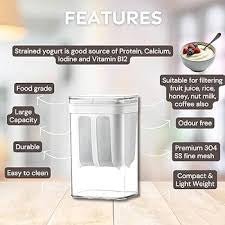 Yogurt Filter 2 in 1- 1400 ML by Gift Hub Mart