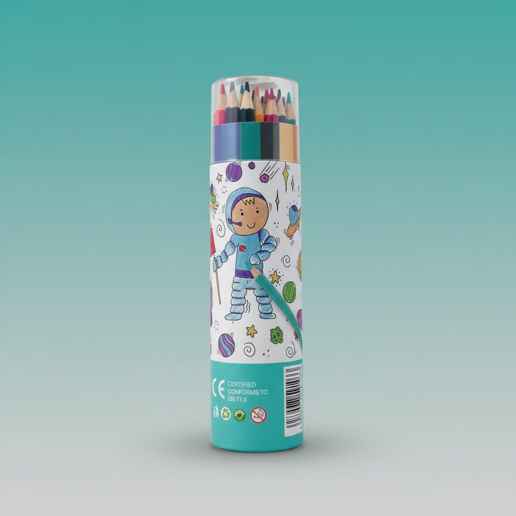 Zele Kids Colour Pencil 24 Sets by Gift Hub Mart