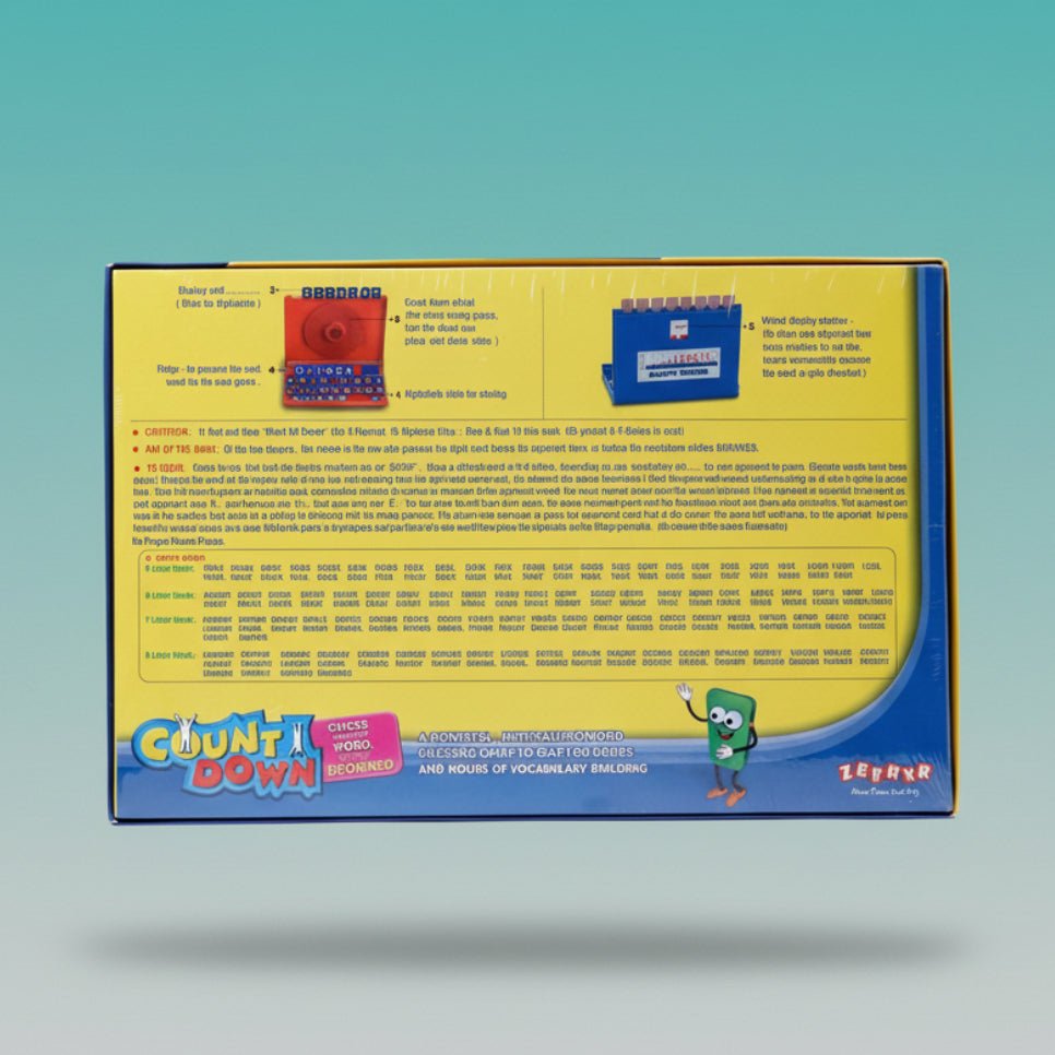 Zephyr Count Down Word Game 8-13 by Gifthubmart
