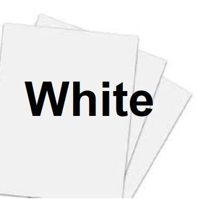 Chart Paper Thin (White)