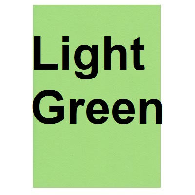Chart Paper Thick (Light Green)