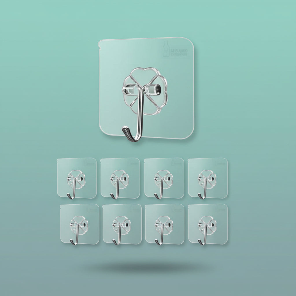 Wall Hook Transparent by Gifthubmart