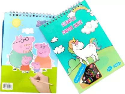 Scratch Pad Peppa Pig / Unicorn