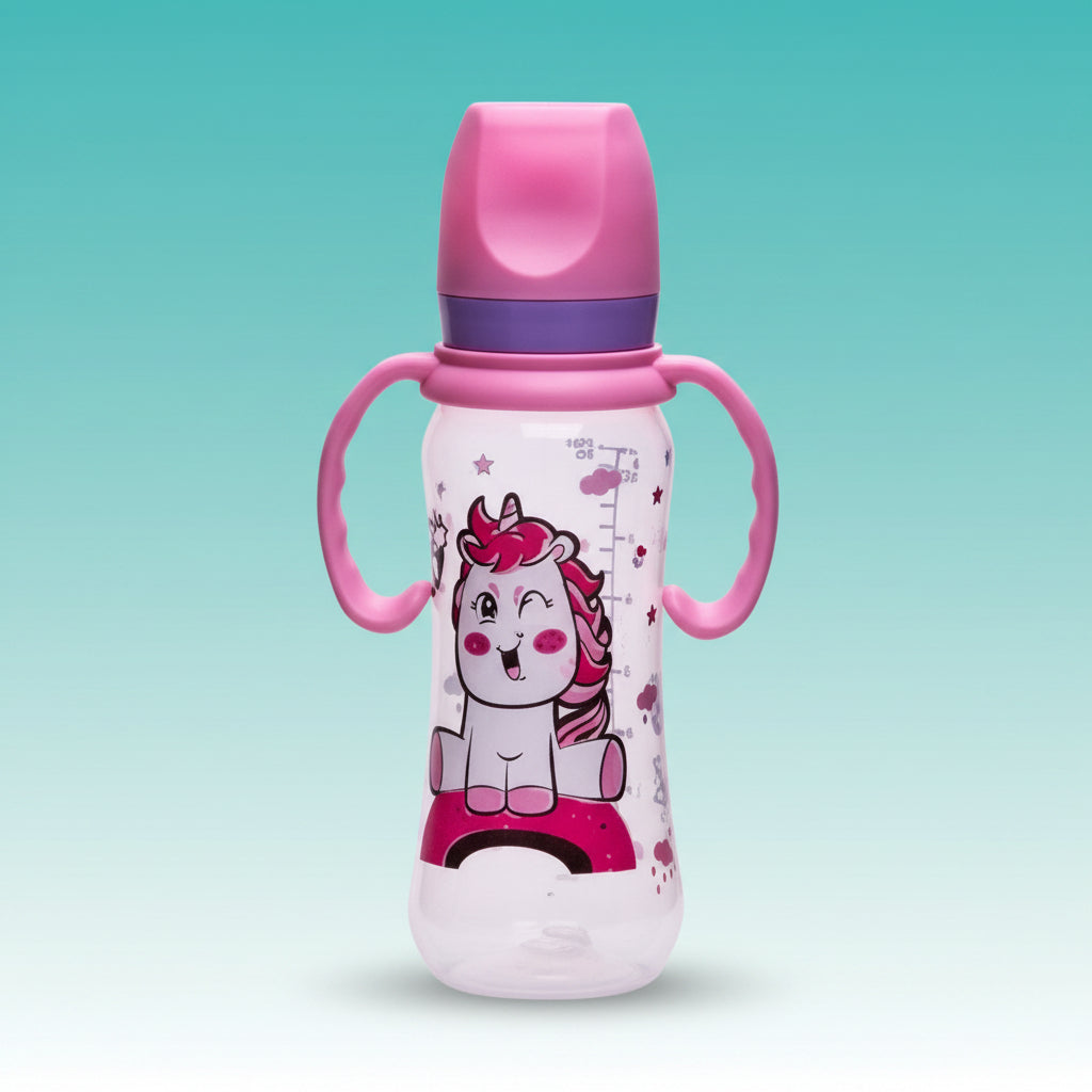 Zozo Feeding Bottle With Handle 250 ML- Buds Buddy by Gifthubmart