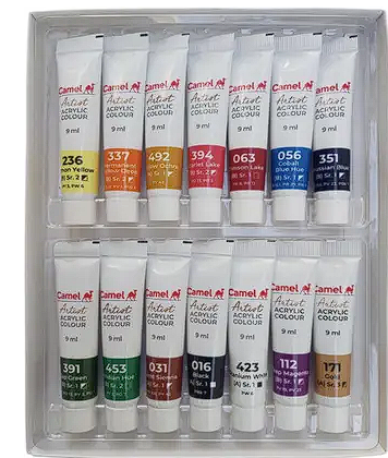 Camel Artist Acrylic Colour 14 Shades